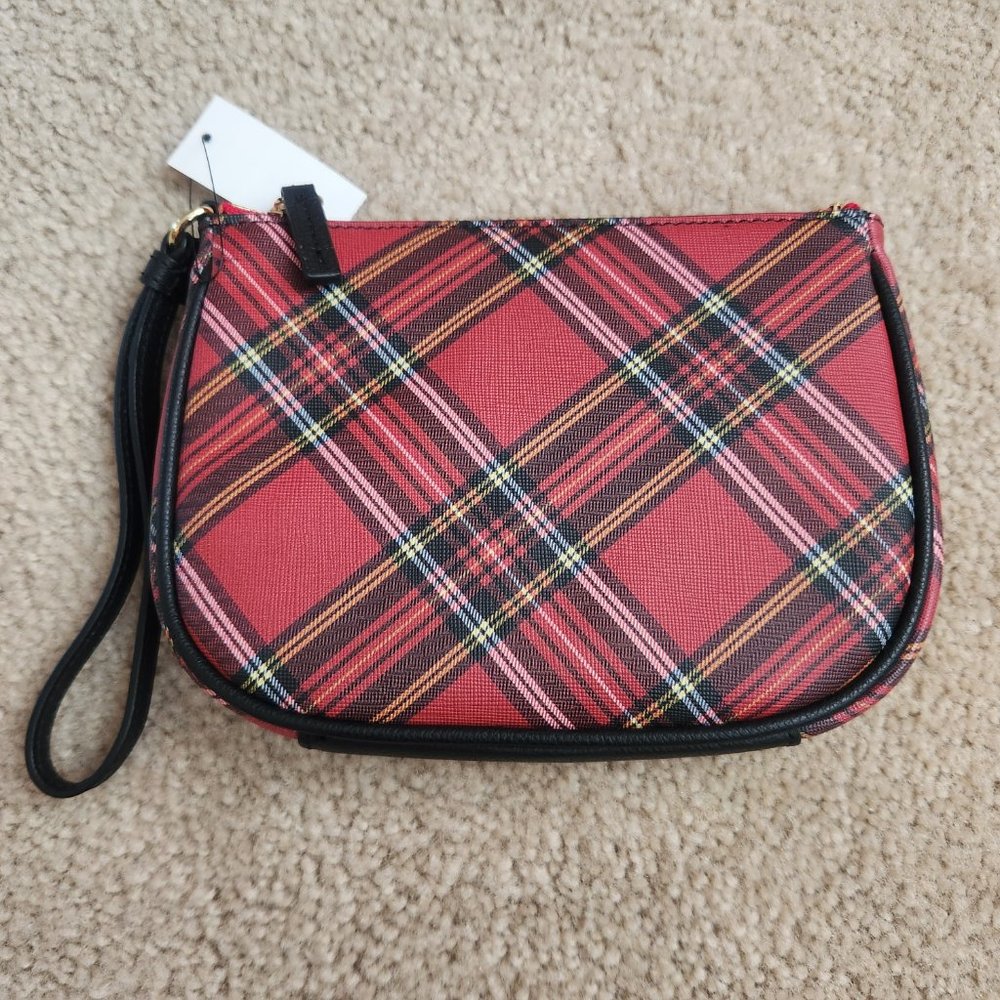 NWT Talbots Tartan Plaid wristlet - Picture 5 of 7
